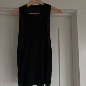 ALO Yoga Black Muscle Tee